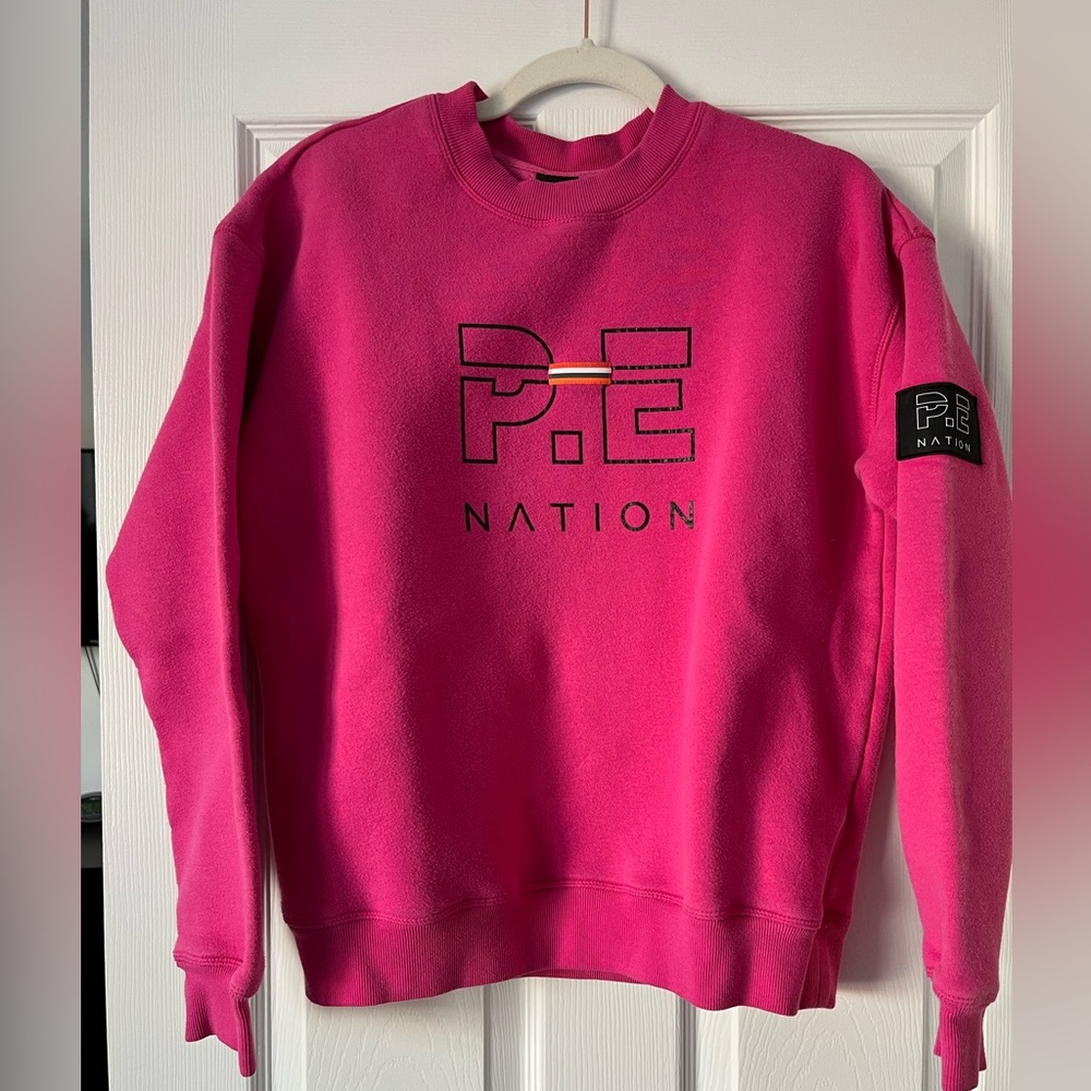P.E Nation - HEADS UP SWEAT in hot pink (size S)